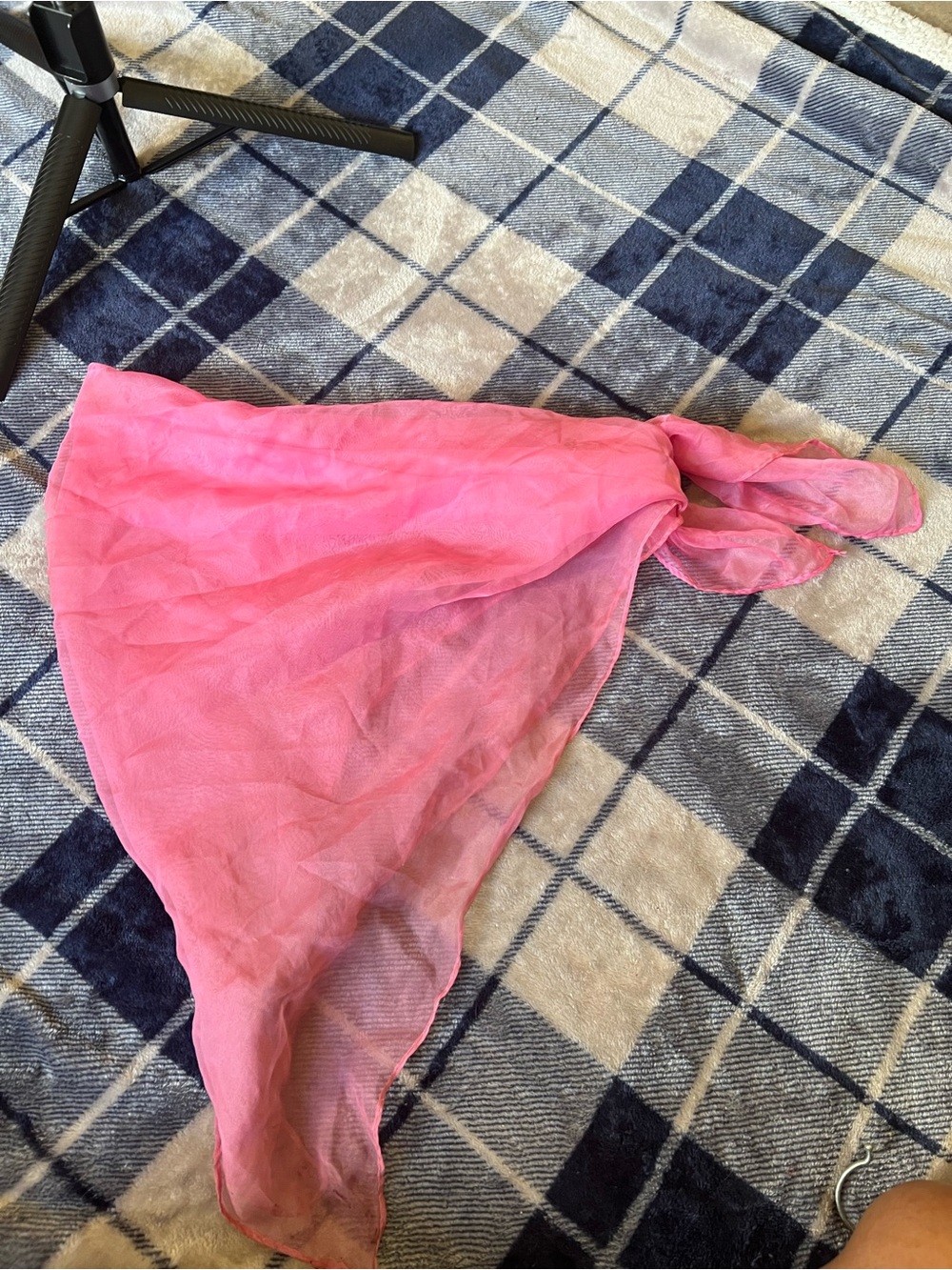 Sheer Pink Tie-Waist Swim Coverup Sarong